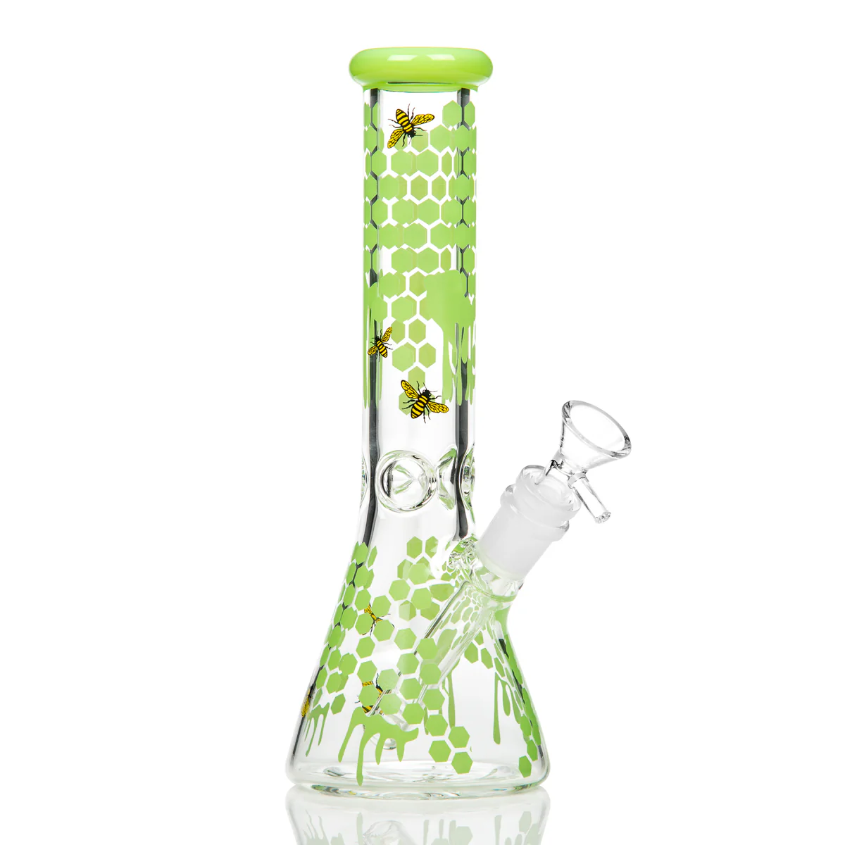 Wholesale Glass Bong 10 Inch Honeycomb Beaker Bong - Image 2