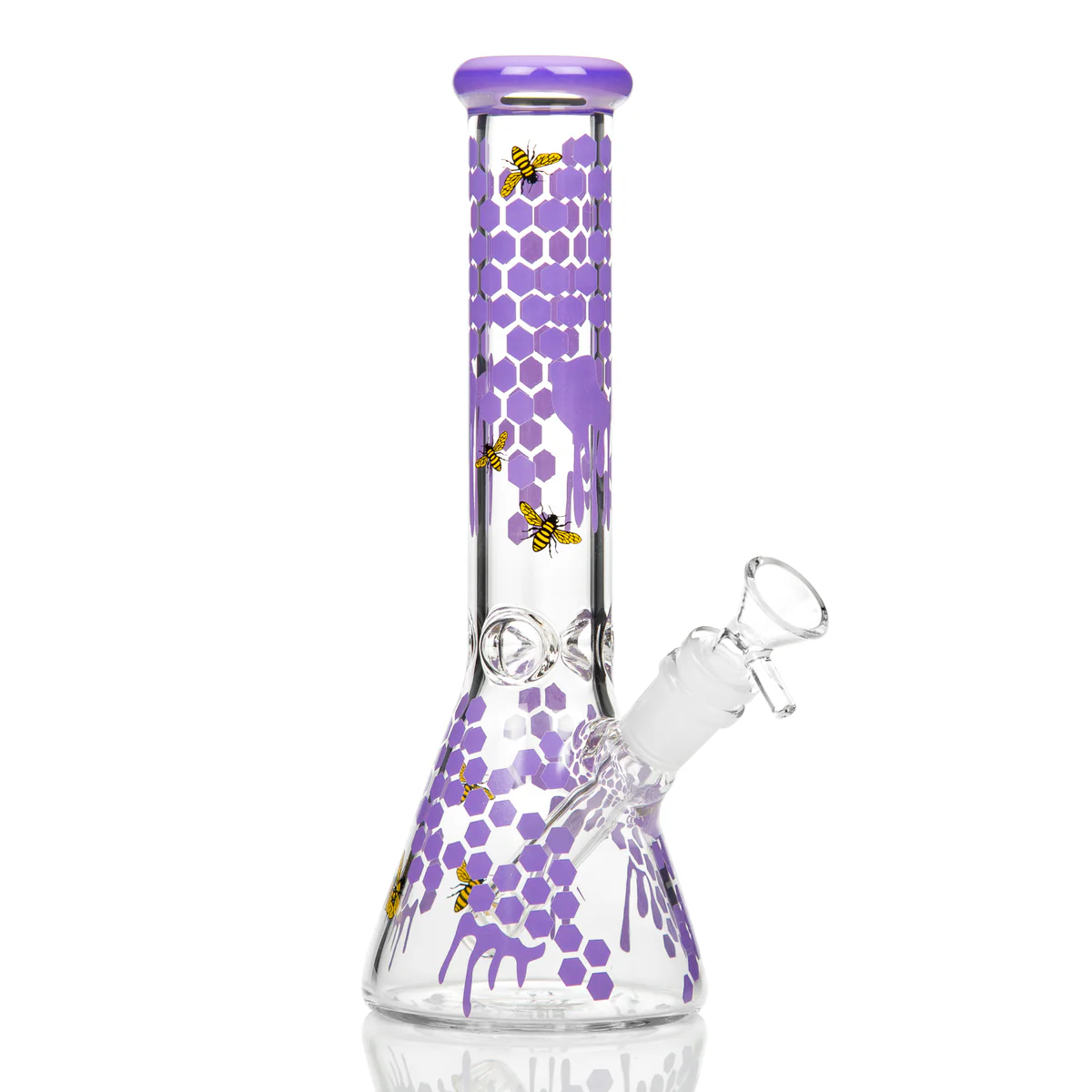 Wholesale Glass Bong 10 Inch Honeycomb Beaker Bong - Image 3